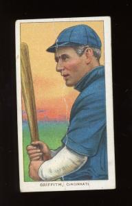 1909 T206 Clark Griffith Baseball Card Batting