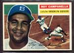 1956 Topps Roy Campanella Gray Back Card