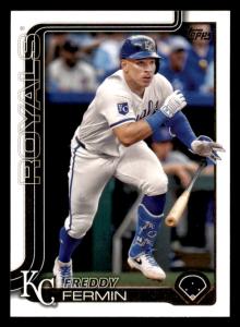 2025 Topps Freddy Fermin Kansas City Royals Card