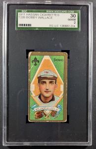 Bobby Wallace 1911 T205 Baseball Card SGC 2