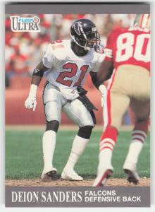 1991 Ultra Deion Sanders #150 Card - Falcons