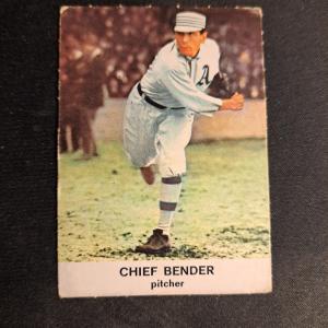 1961 Golden Press Chief Bender #18 Card
