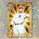 Sam Crawford Signed Holographic Golden Icon Card