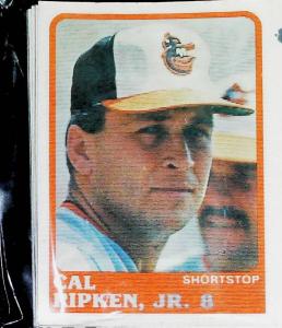 1988 Sportflics Baltimore Orioles Team Set with Ripken