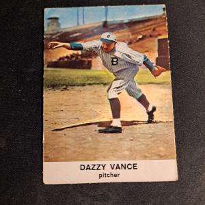 1961 Golden Press Dazzy Vance Brooklyn Dodgers Card