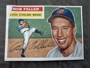 1956 Topps Bob Feller #200 HOF Card