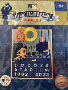 2022 Los Angeles Dodgers 60th Anniversary Patch