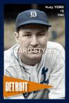 Rudy York 1940 Detroit Tigers Colorized Print