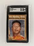 1962 Topps Mickey Mantle All Star Card #471
