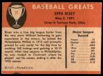 1961 Fleer Eppa Rixey Baseball Card #71
