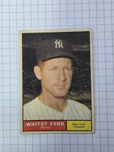 1961 Topps Whitey Ford Baseball Card #160