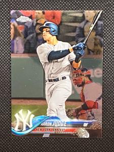2018 Topps Chrome Aaron Judge Yankees Card