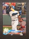 2018 Topps Chrome Aaron Judge Yankees Card