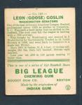1933 Goudey #168 Leon "Goose" Goslin Card