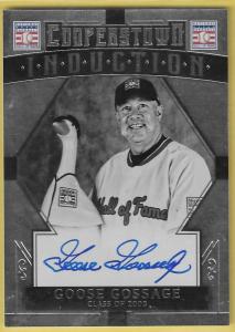 2015 Panini Goose Gossage Yankees Autographed Card