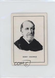 Henry Chadwick Hall of Fame Sports Card 1950-56