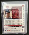 2003 Leaf Johnny Damon #21 Press Proof Blue /50