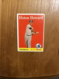 1958 Topps Elston Howard Yankees Card