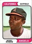 1974 Topps Mickey Rivers Baseball Card #76