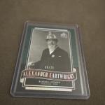 2003 SP Legendary Cuts Alexander Cartwright Green 08/25