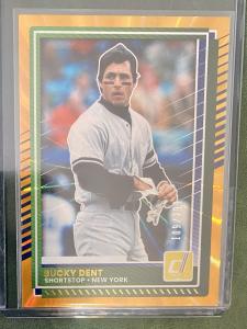 2025 Panini Donruss Bucky Dent #14 Orange Lazer