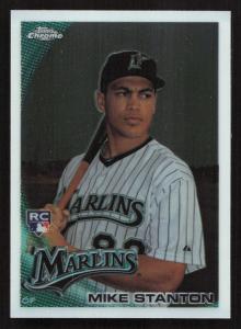 2010 Topps Chrome Mike Stanton Rookie Card #190