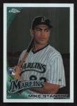 2010 Topps Chrome Mike Stanton Rookie Card #190