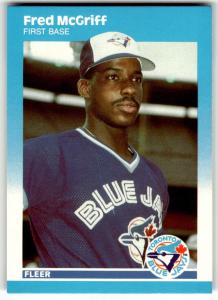 1987 Fleer Update Fred McGriff Rookie Card
