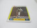 1982 Topps Don Drysdale Autographed Baseball Card