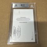 Babe Ruth Handwritten “43” BGS Certified Postcard