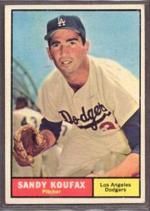 1961 Topps Sandy Koufax Card #344