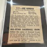 1948 Leaf Joe Gordon #117 HOF Card