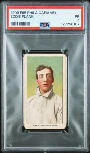 1909 E95 Eddie Plank #23 PSA Graded Card