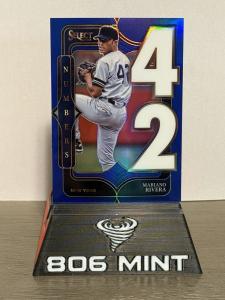 2025 Panini Baseball Select Mariano Rivera Blue Card