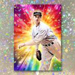 Lefty Grove Signed Holographic Art Card 01/20