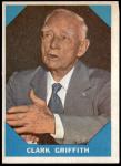 1960 Fleer Baseball Greats Clark Griffith Card
