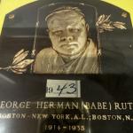 Babe Ruth Handwritten “43” BGS Certified Postcard