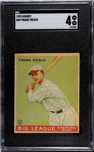 1933 Goudey Frank Frisch Rookie Cardinals Card