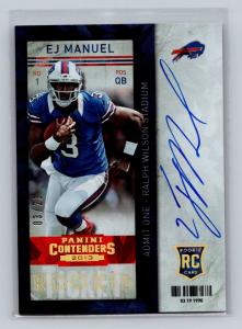 2013 Panini Contenders EJ Manuel #209a Buffalo Bills