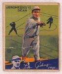 1934 Goudey Dizzy Dean Baseball Card #6