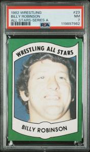 Billy Robinson 1982 Wrestling All Stars Rookie Card
