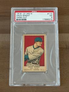 1919 W514 Zach Wheat HOF Brooklyn Robins - PSA 5