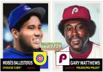 Topps Living Set Moises Ballesteros & Gary Matthews