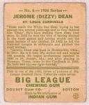 1934 Goudey Dizzy Dean Baseball Card #6