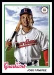 2022 Topps Archives Jose Ramirez 1978 Design Card
