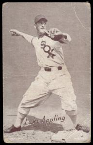 Luke Appling 1947-66 Exhibits Chicago White Sox Card
