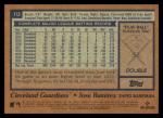 2022 Topps Archives Jose Ramirez 1978 Design Card