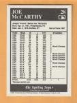 Joe McCarthy Yankees 1991 Conlon TSN #28 Card