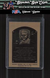 1981-89 Hall of Fame Metallic Plaques Pud Galvin