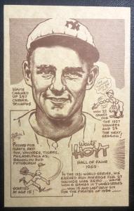 Waite Hoyt 1979 Bob Parker Baseball Card